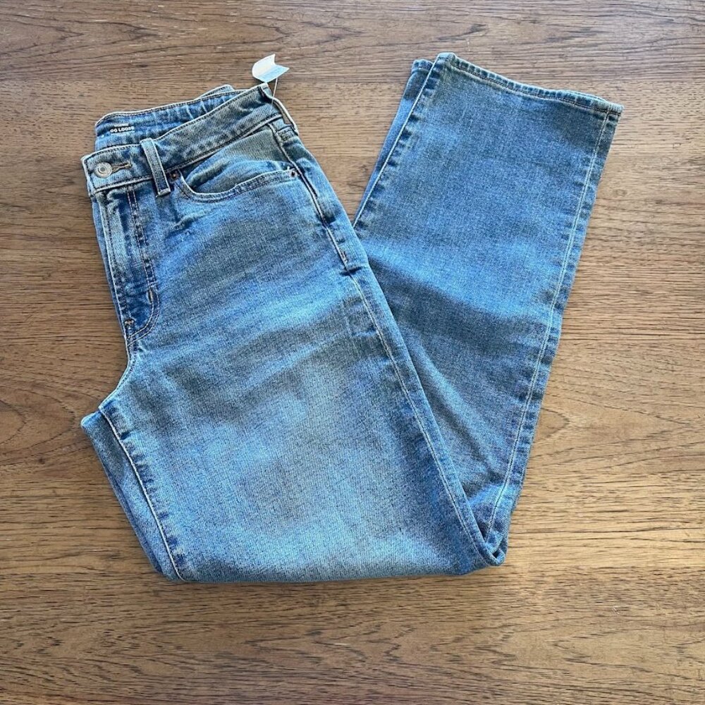 Old Navy Medium Wash Size 4 High-Waisted OG Loose Jeans NWT 550